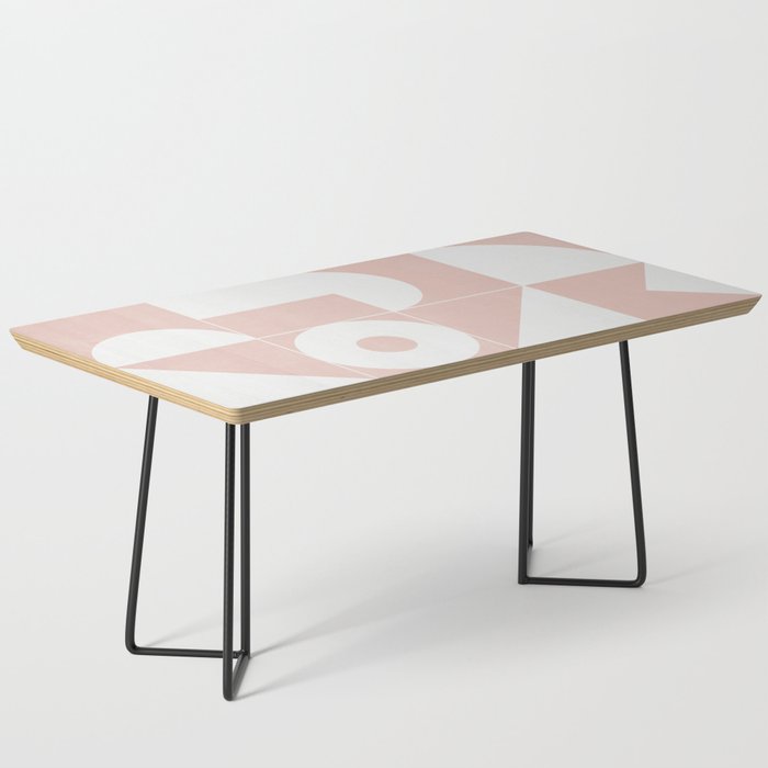 My Favorite Geometric Patterns No.11 - Pale Pink Coffee Table