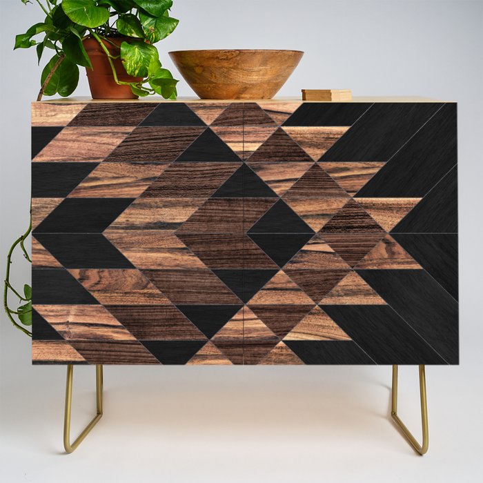 Urban Tribal Pattern No.11 - Aztec - Wood Credenza