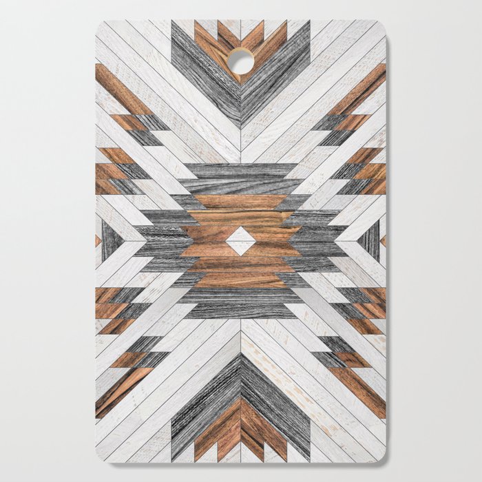 Urban Tribal Pattern No.8 - Aztec - Wood Cutting Board