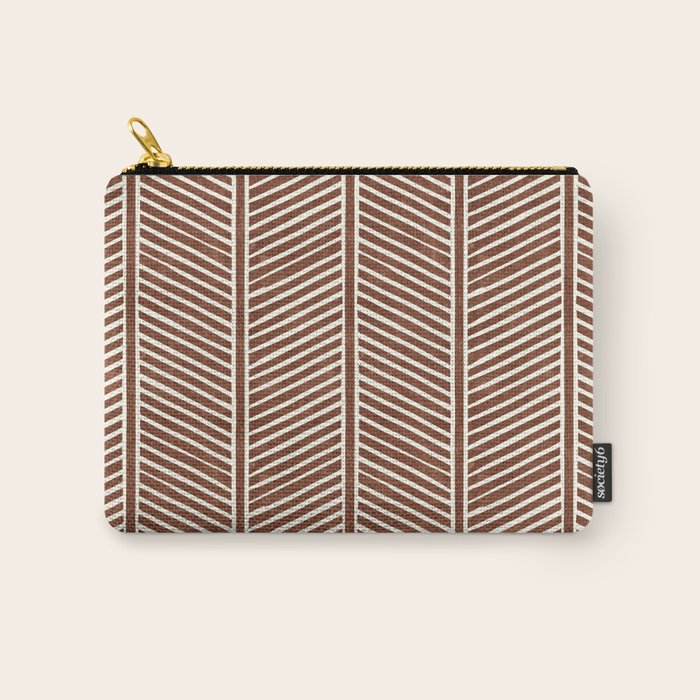 Organic Chevron On Brandywine Carry All Pouch