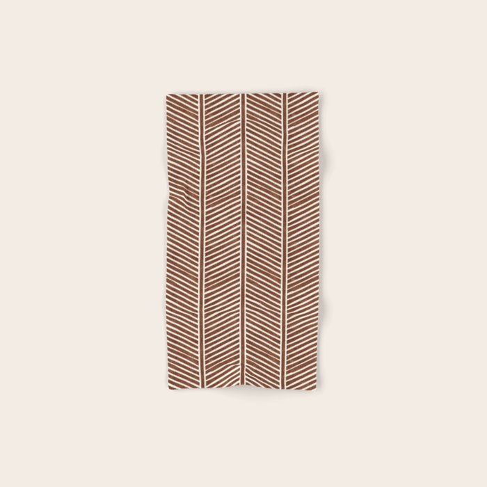 Organic Chevron On Brandywine Bath Towel