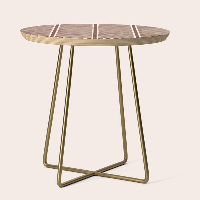 Organic Chevron On Brandywine Side Table