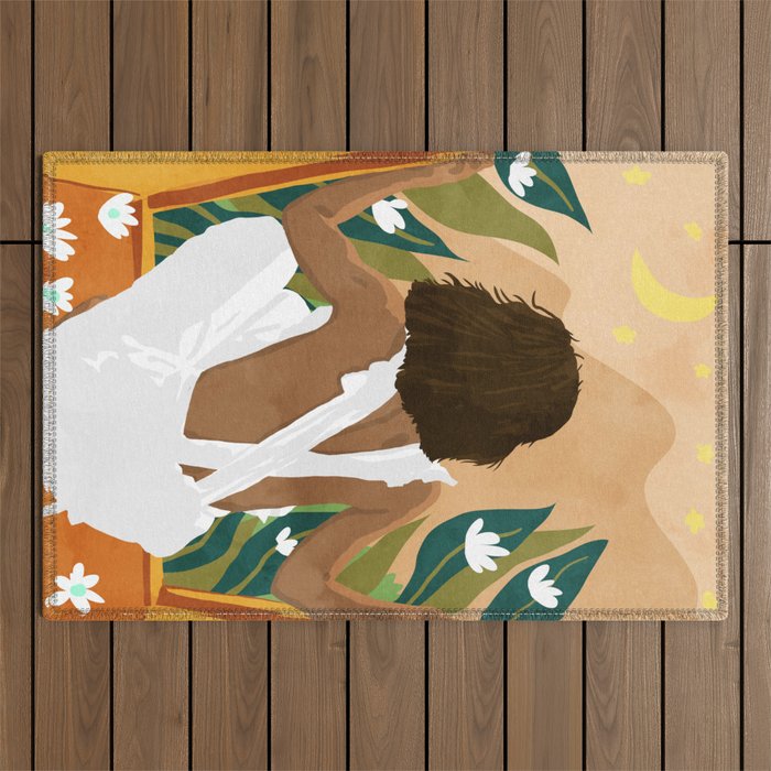 The Wild World And A Rebel Heart Outdoor Rug