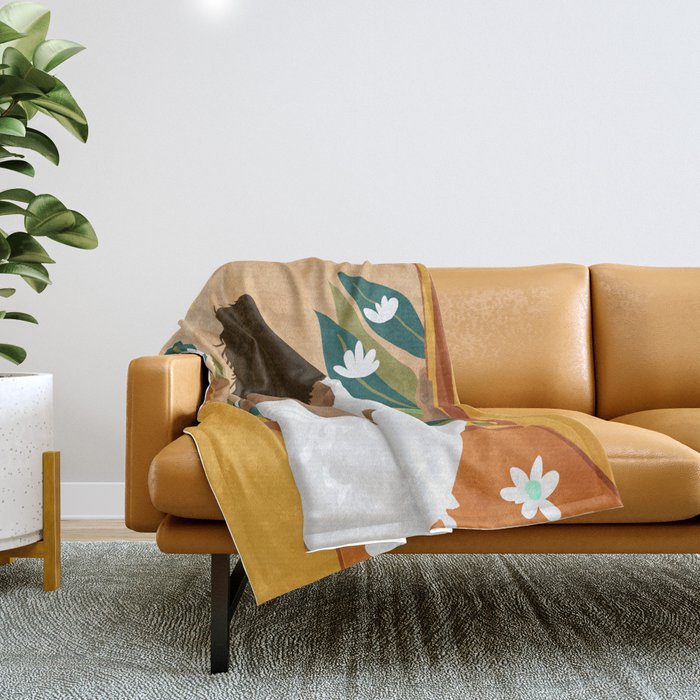 The Wild World And A Rebel Heart Throw Blanket