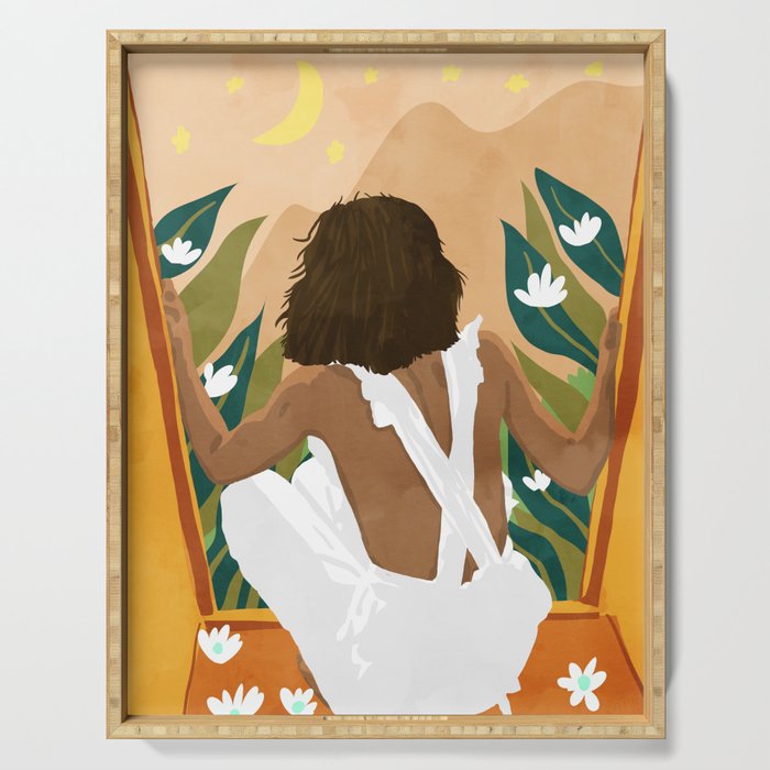 The Wild World And A Rebel Heart Serving Tray