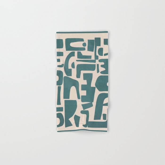 Organic Contemporary Modern Shapes 12 Bath Towel