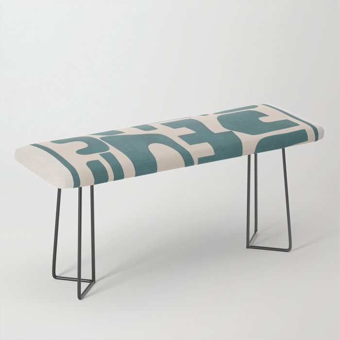 Organic Contemporary Modern Shapes 12 Bench