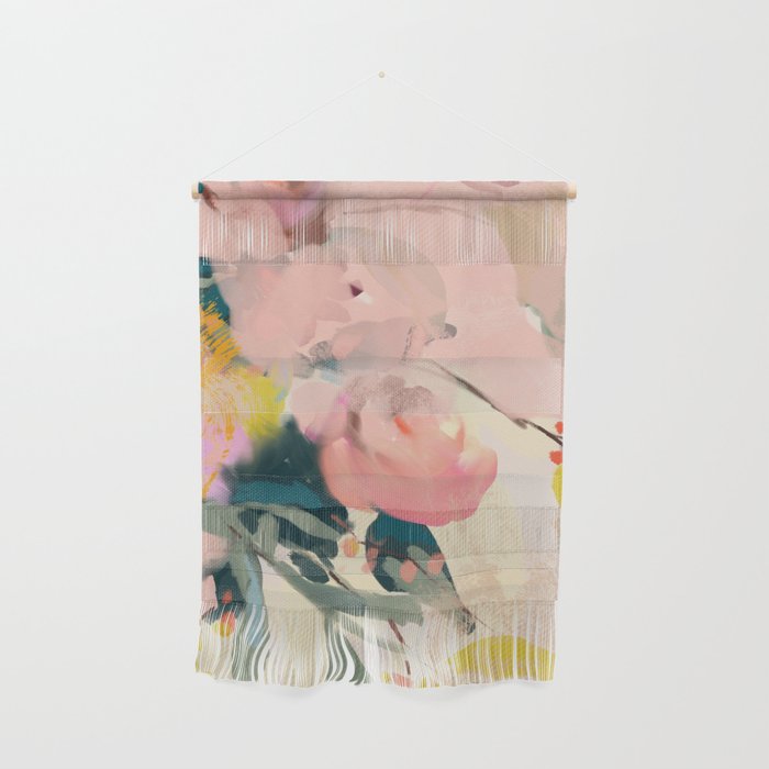 Abstract Floral Inspiration Wall Hanging