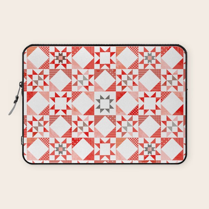 Christmas Quilt - Pattern No1 Laptop Sleeve