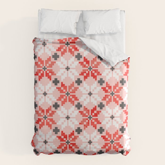 Christmas Quilt - Pattern No2 Duvet Cover