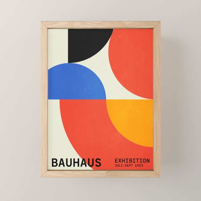 Bauhaus 02: Exhibition 1923 | Mid Century Series  Mini Art Print