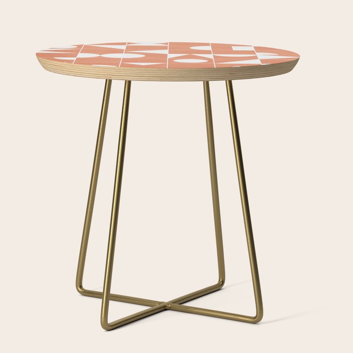 My Favorite Geometric Patterns No.14 - Coral Side Table