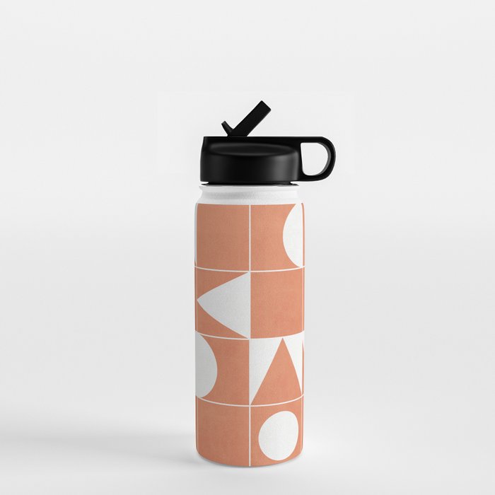My Favorite Geometric Patterns No.14 - Coral Water Bottle