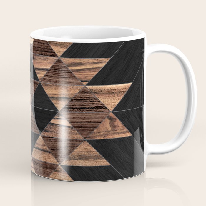 Urban Tribal Pattern No.11 - Aztec - Wood Coffee Mug