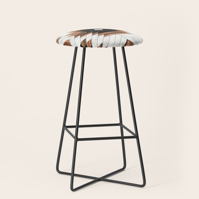 Urban Tribal Pattern No.5 - Aztec - Concrete And Wood Stool