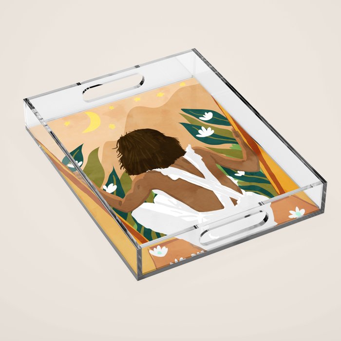 The Wild World And A Rebel Heart Acrylic Tray