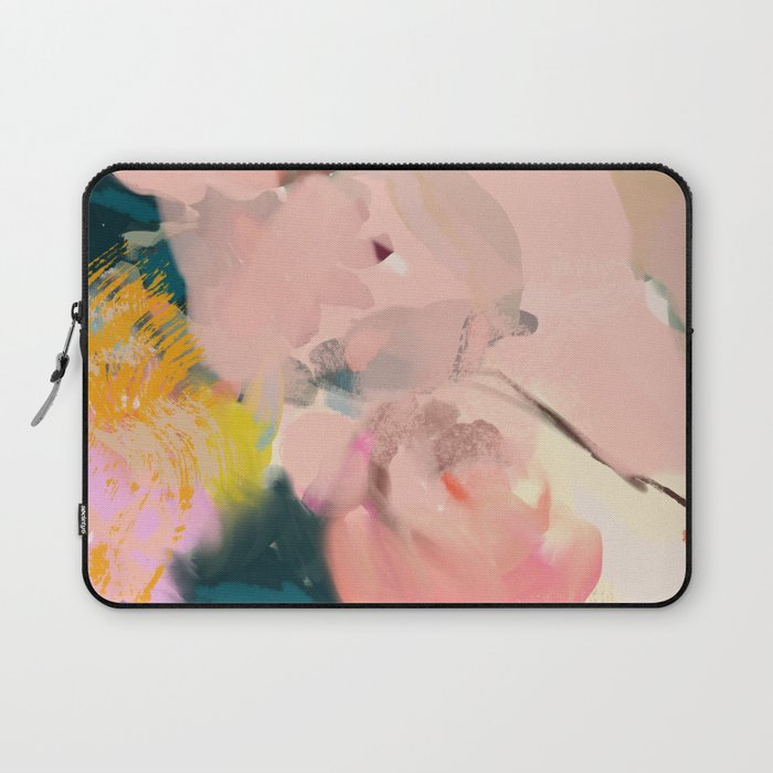 Abstract Floral Inspiration Laptop Sleeve
