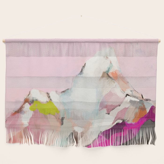 Landscape Mountain Painting Abstract Wall Hanging