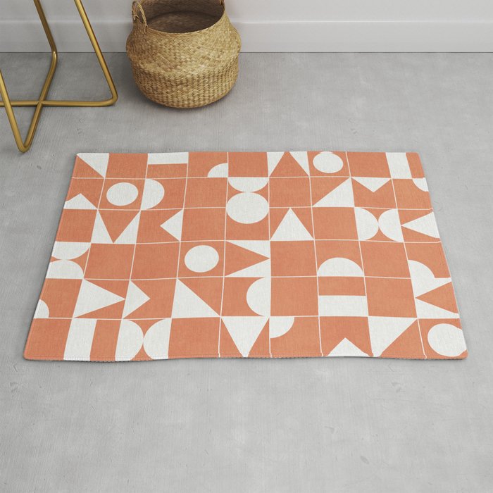 My Favorite Geometric Patterns No.14 - Coral Rug