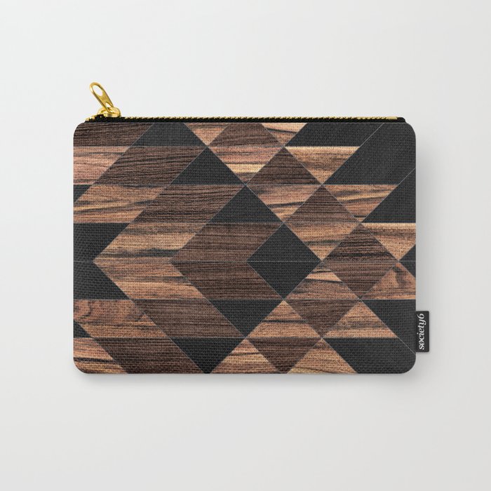 Urban Tribal Pattern No.11 - Aztec - Wood Carry All Pouch