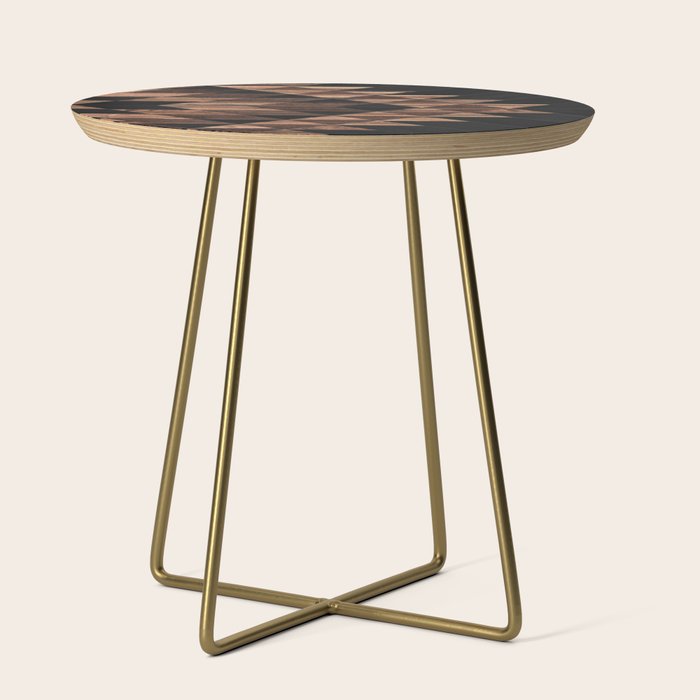 Urban Tribal Pattern No.11 - Aztec - Wood Side Table