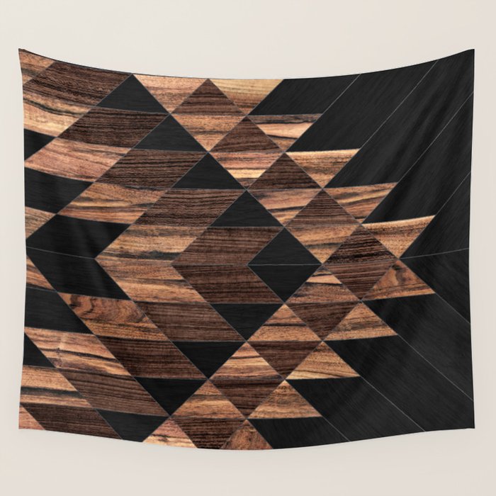 Urban Tribal Pattern No.11 - Aztec - Wood Wall Tapestry