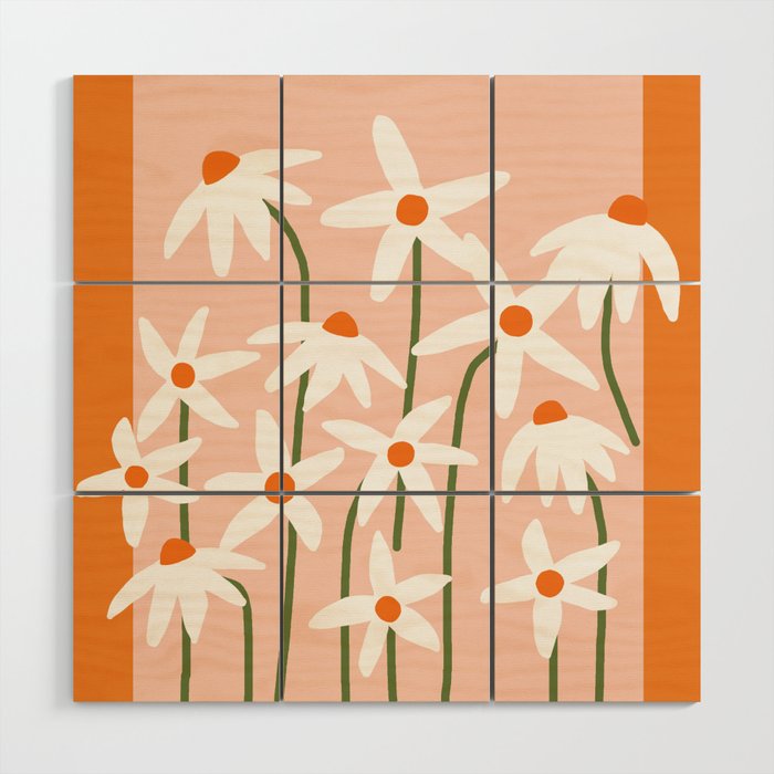 Flower Market - Echinacea #1 Wood Wall Art