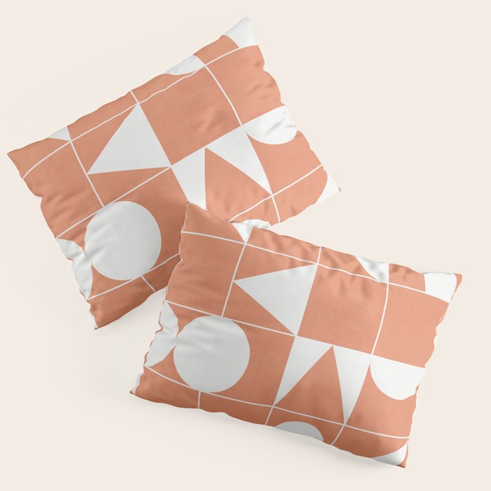 My Favorite Geometric Patterns No.14 - Coral Pillow Sham