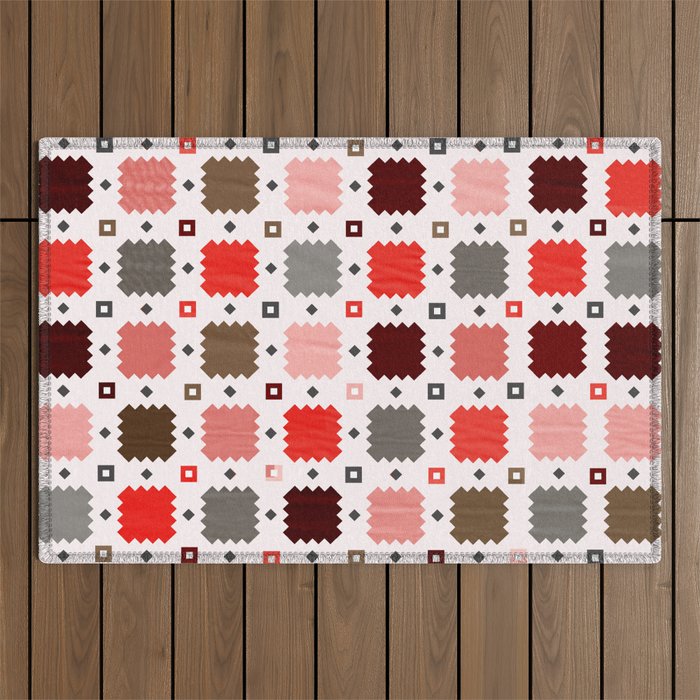 Christmas Quilt - Pattern No3 Outdoor Rug