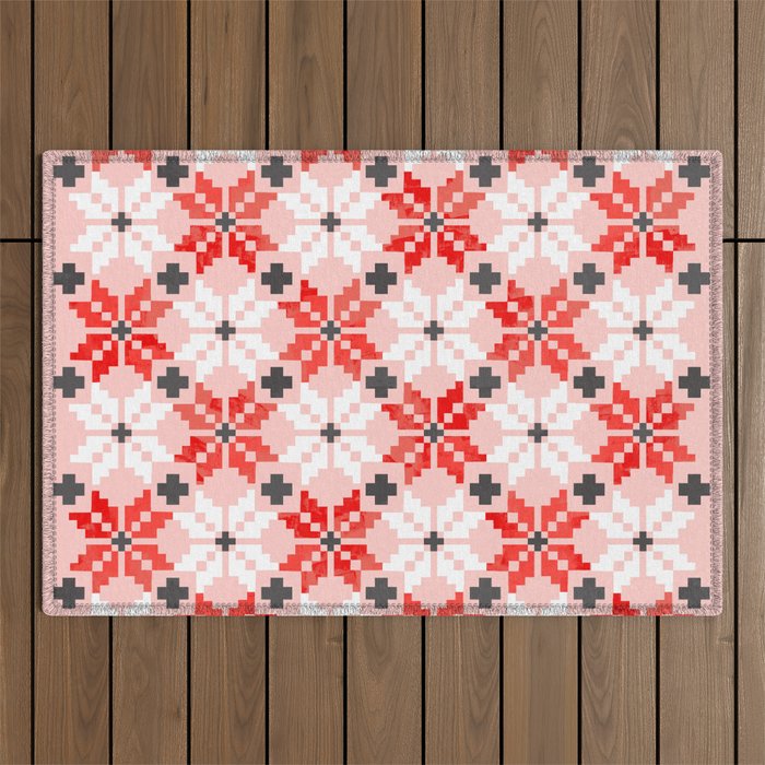 Christmas Quilt - Pattern No2 Outdoor Rug
