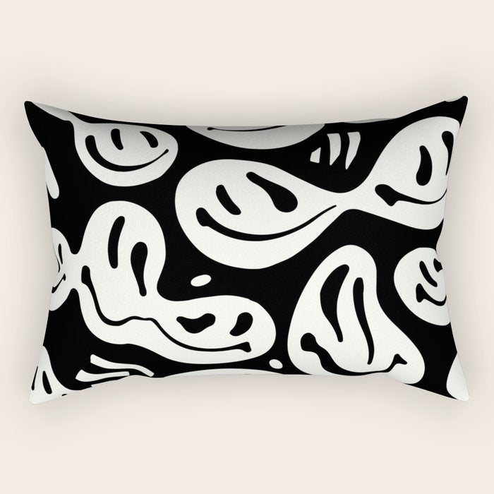 Ghost Melted Happiness Rectangular Pillow
