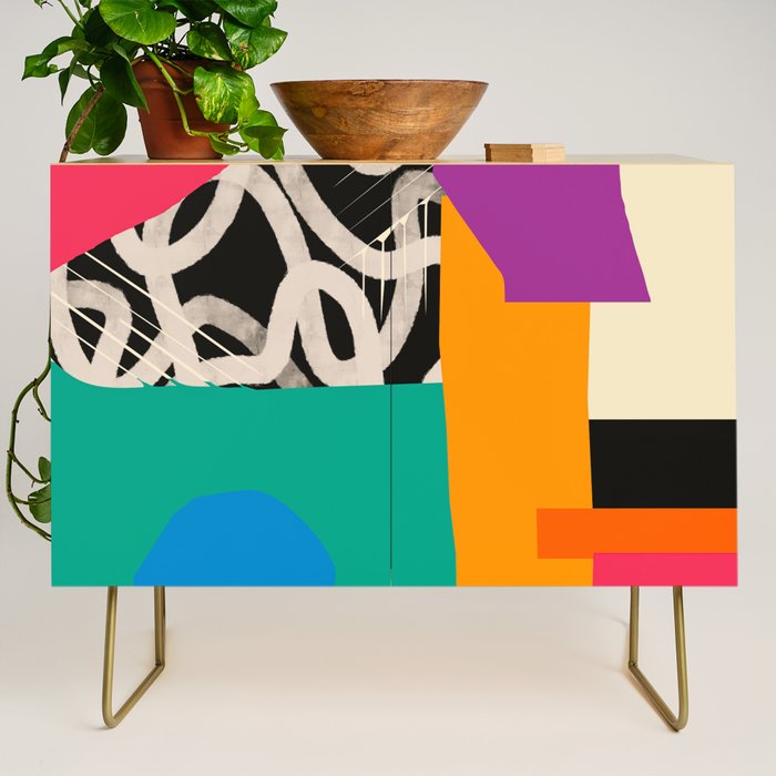 Mid Century Collage | Pattern 07: The Retro Edition Credenza