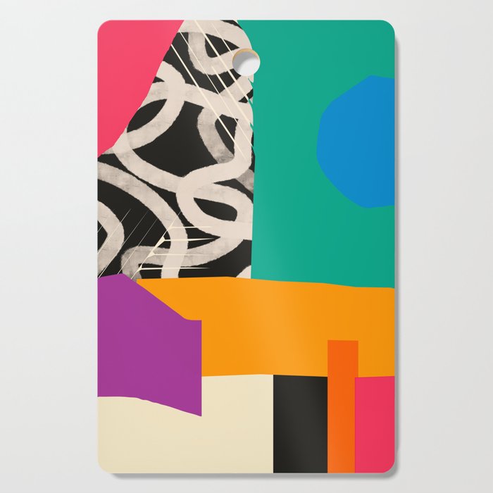 Mid Century Collage | Pattern 07: The Retro Edition Cutting Board