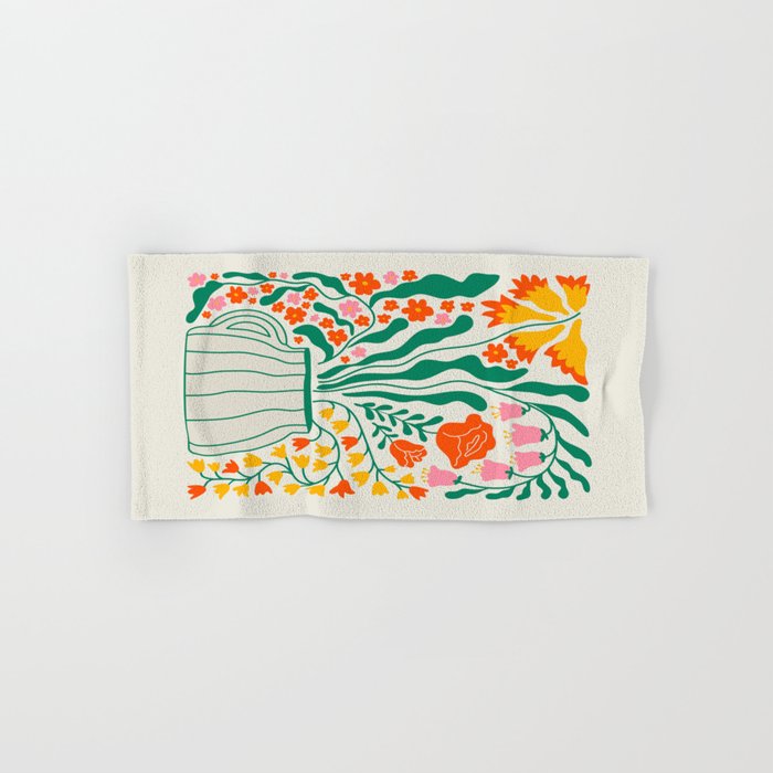 Flower Market 05: Los Angeles Bath Towel