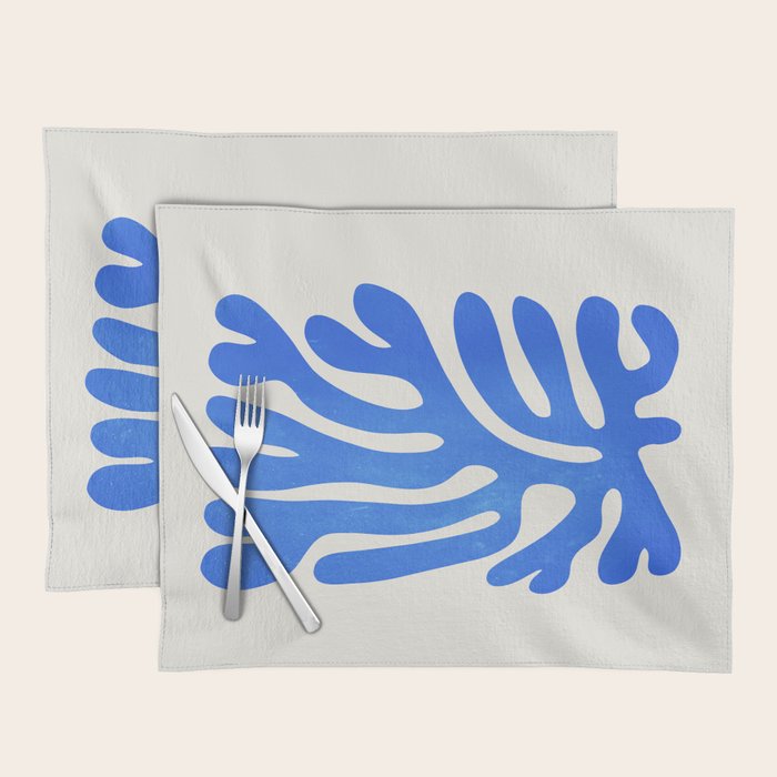 Marseille Blue: Matisse Color Paper Cutouts 03 Placemat