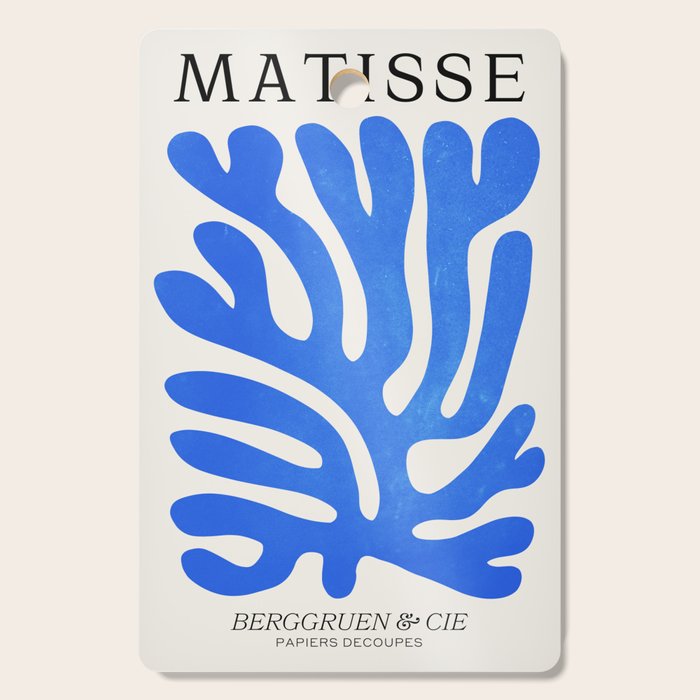 Marseille Blue: Matisse Color Paper Cutouts 03 Cutting Board