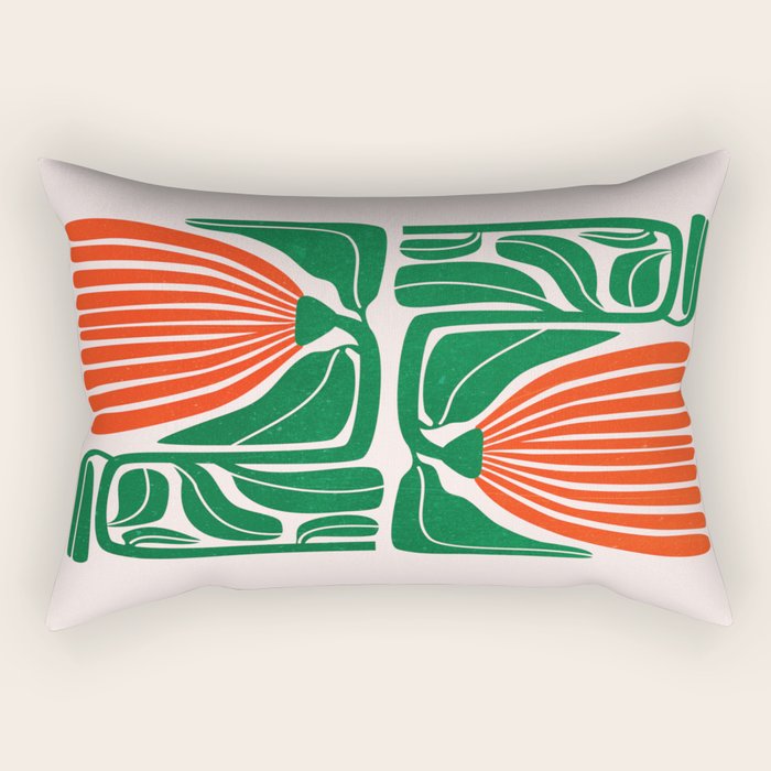 Pippin & Ferns: Les Fleurs | Flower Market 01 Rectangular Pillow