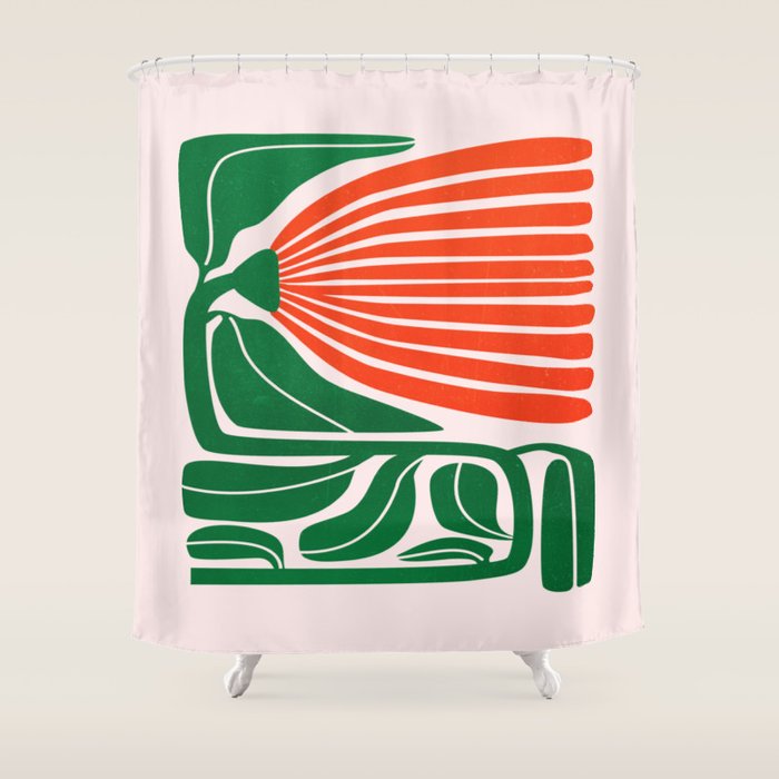 Pippin & Ferns: Les Fleurs | Flower Market 01 Shower Curtain