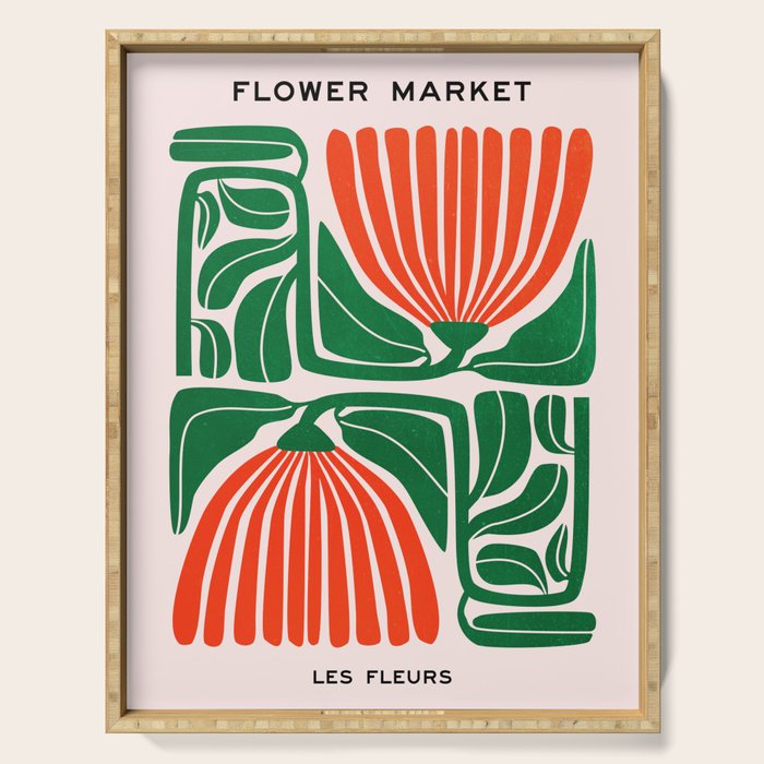 Pippin & Ferns: Les Fleurs | Flower Market 01 Serving Tray