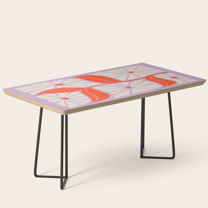 Plum & Flamingo: Les Fleurs | Flower Market Color Series 06 Coffee Table