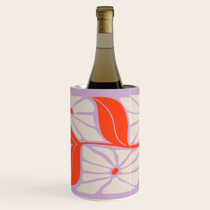 Plum & Flamingo: Les Fleurs | Flower Market Color Series 06 Wine Chiller