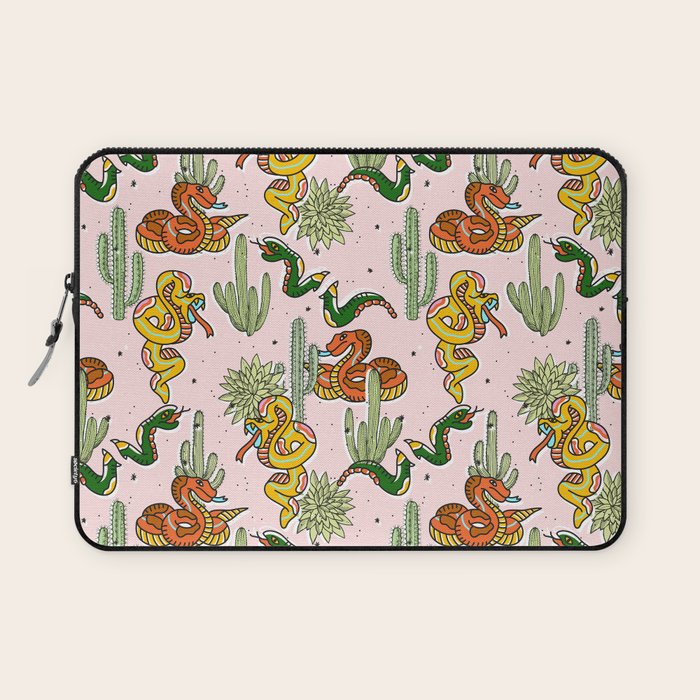 Join Or Die #Illustration #Wildlife #Pattern Laptop Sleeve