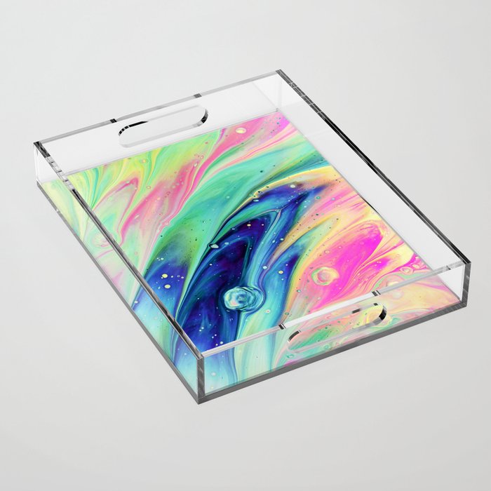 Space #Abstract #Digitalart Acrylic Tray