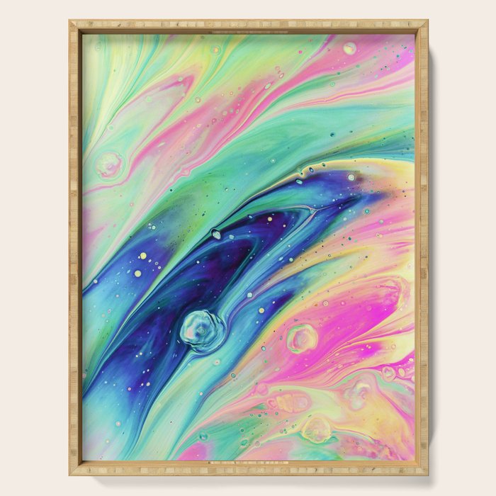 Space #Abstract #Digitalart Serving Tray