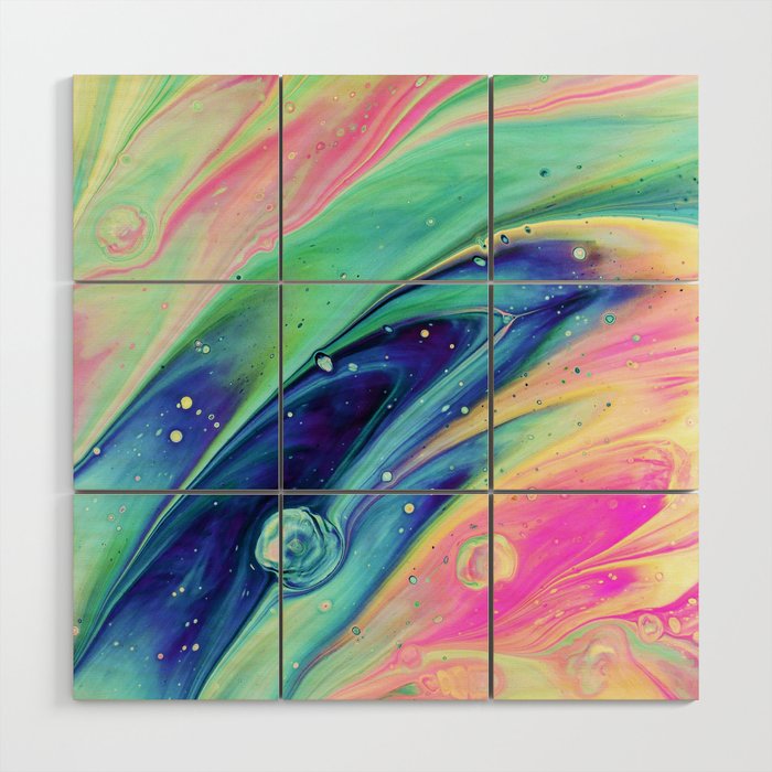 Space #Abstract #Digitalart Wood Wall Art