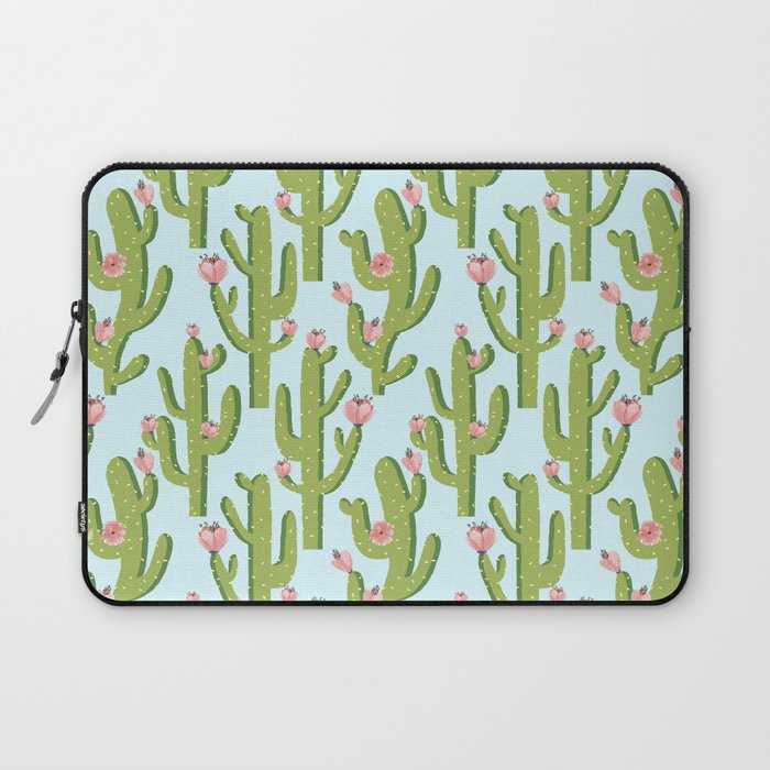 Summer Cactus #Illustration #Cactus Laptop Sleeve
