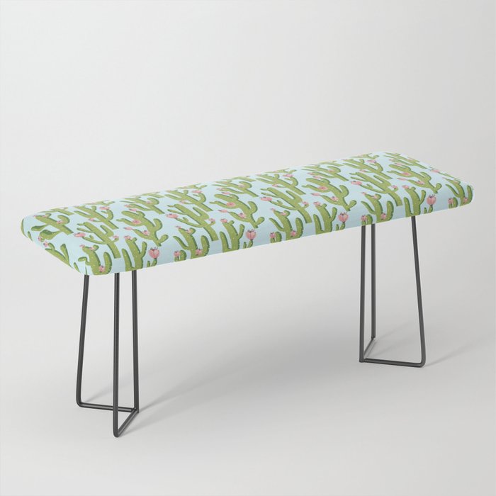 Summer Cactus #Illustration #Cactus Bench