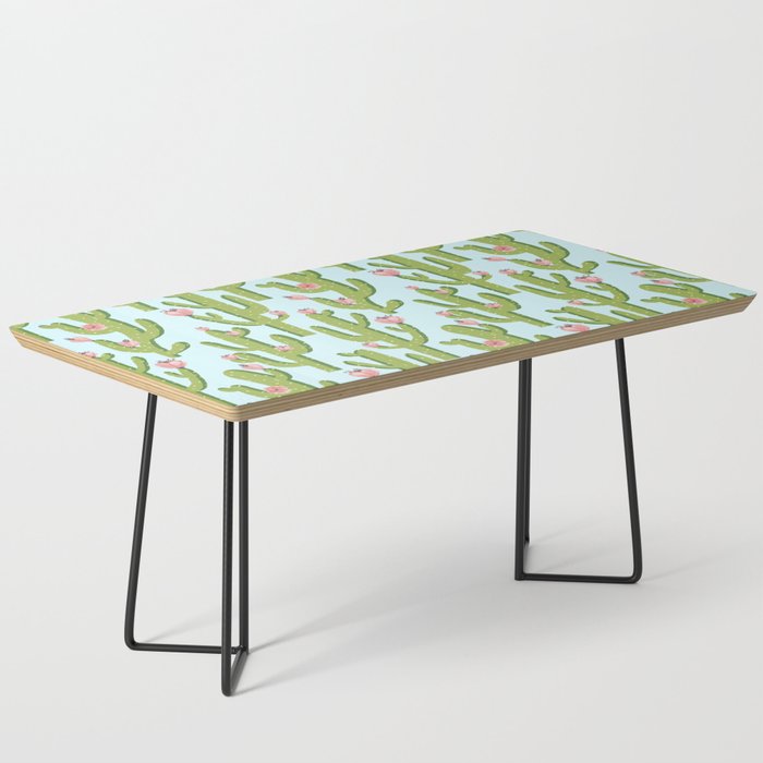 Summer Cactus #Illustration #Cactus Coffee Table