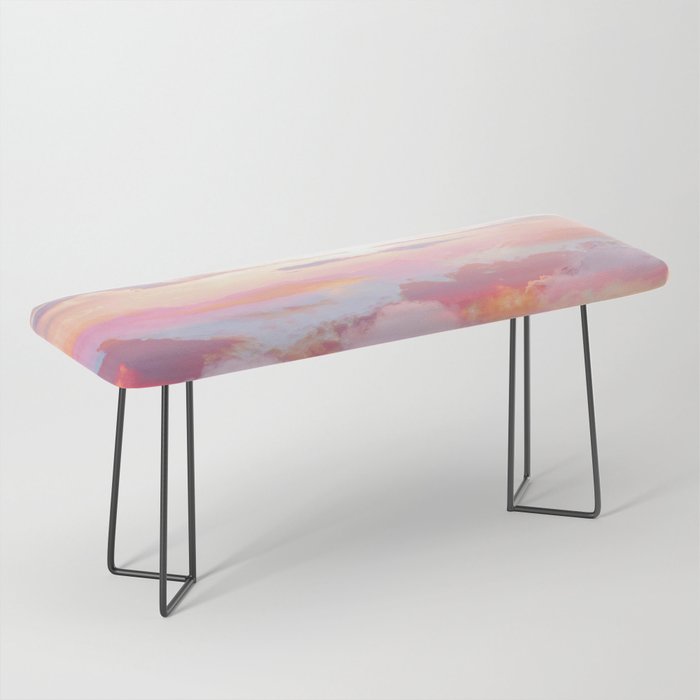 Blush Clouds #Digital #Photography Bench