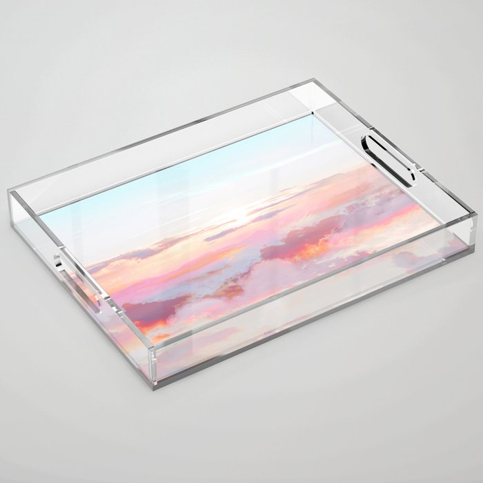 Blush Clouds #Digital #Photography Acrylic Tray